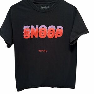 Authentic Snoop Dogg Black Graphic T Shirt Rap Hip Hop Streetwear Mens size M